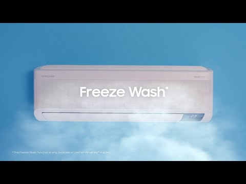 Freeze Wash | WindFree™ Air Conditioner | Samsung