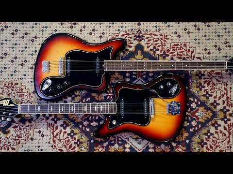 Musima de Luxe 25b 1970s 3 Tone Sunburst  Jaguar bass variation image 22