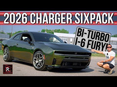 The 2026 Dodge Charger SIXPACK Scat Pack Is A Proper Muscle Car With Twin-Turbo I-6 Fury