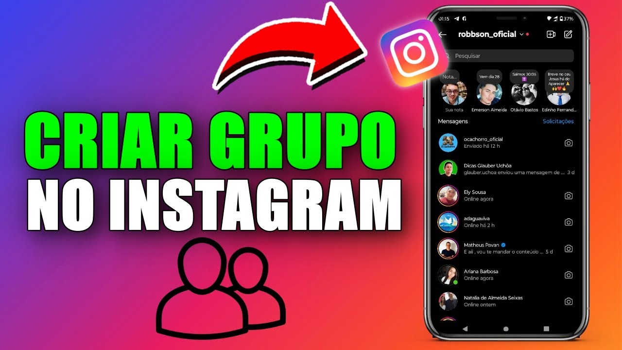Como Criar Grupo no Instagram Atualizado 2024