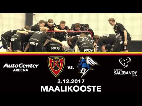 Miesten Liiga: Koovee-EräViikingit, 3.12.2017, Maalikooste