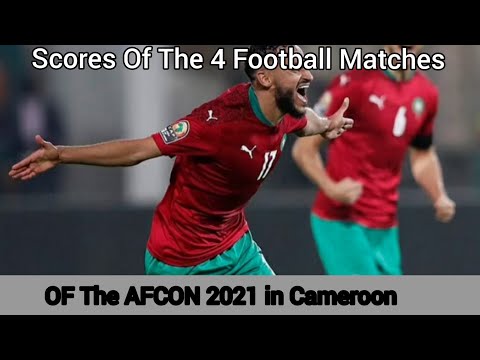 Highlights and Scores of the 4 Football Matches Between Comoros vs Gabon and others|| AFCON 2021||