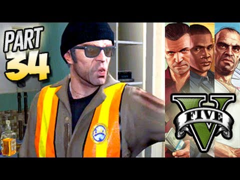 Grand Theft Auto 5 Gameplay Walkthrough Part 34 - HEAVY MACHINERY (GTA 5 on Xbox 360/PS3)