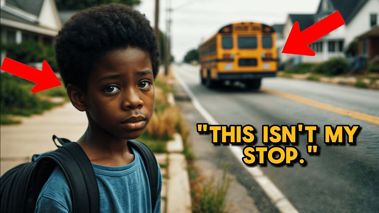 Black Boy Terrified After School Bus Driver Intentionally Left Him at Wrong Stop- What Happens Next
