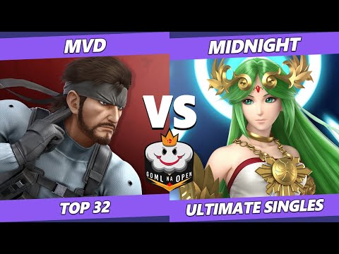 GOML NA Open West USA SSBU - MVD (Snake) Vs. Midnight (Palutena) Ultimate Top 32