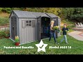 Lifetime 15 FT X 8 FT Outdoor Storage Shed | Model 60318 | Features & Benefit Video