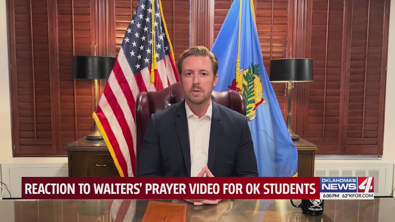 Reaction to Walters' prayer video for OK students