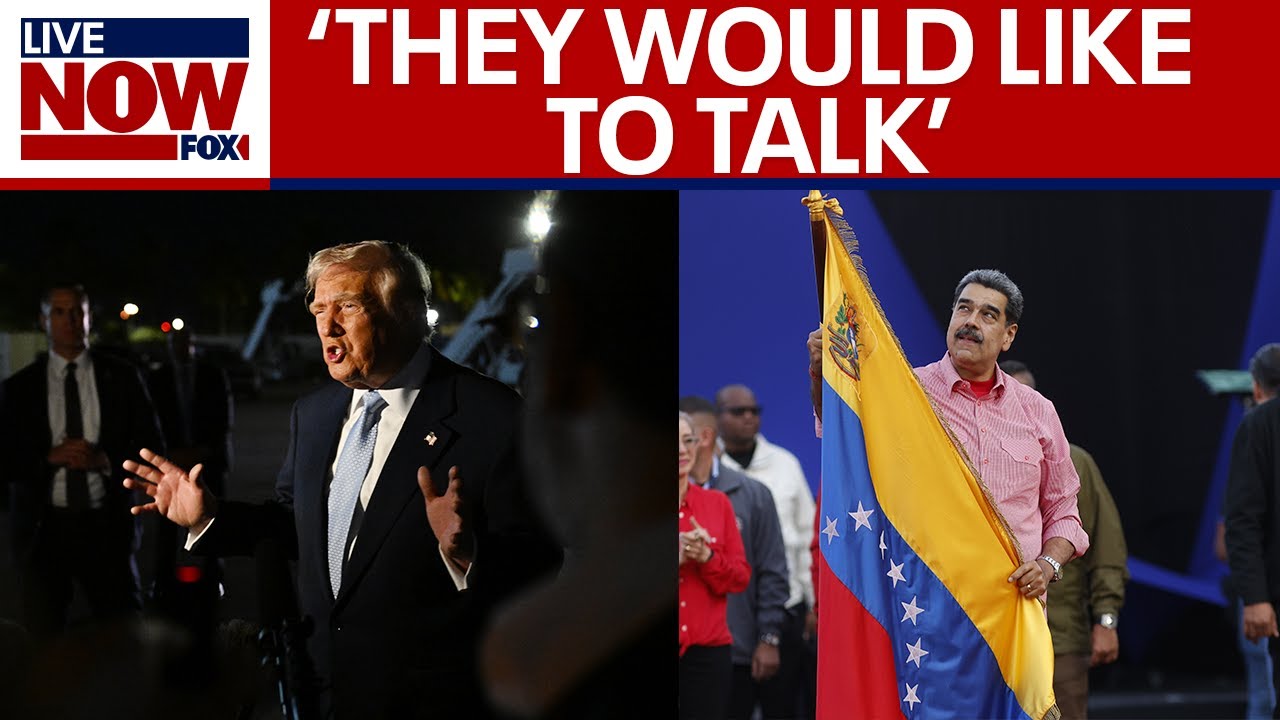 Trump says there 'may' be talks with Venezuela amid campaign against 'narco-terrorism'