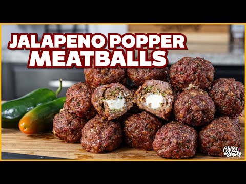 Smoked Jalapeno Popper Meatballs – You NEED These! | Pellet Smoker Recipes