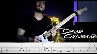 David Gilmour - Castellorizon (Guitar cover with TABS)