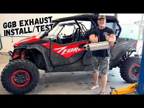 CFMOTO ZFORCE Exhaust Install & Trail Testing | GGB Exhaust Gen 2 ZFORCE