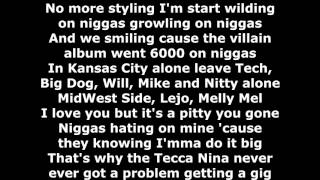 Tech N9ne - Be Jealous - Lyrics