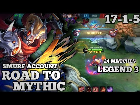SMURF ACCOUNT ROAD TO MYTHIC | HAYABUSA SOLO RANK GAMEPLAY | TOP GLOBAL HAYABUSA