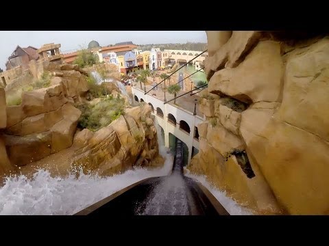 Chiapas POV Awesome Themed Log Flume Water Roller Coaster Phantasialand Germany