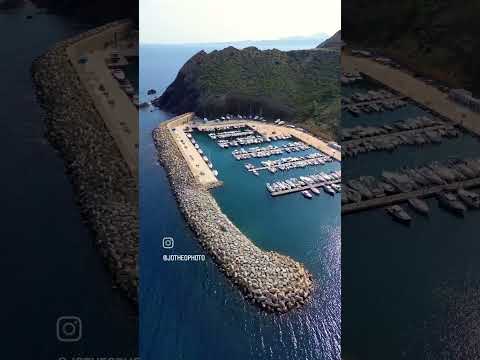 Retour sur la destination Port-Bou, à la frontière côté espagnol 🇪🇸 #drone #photographe #dji