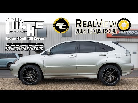 RealView - 2004 Lexus RX330 w/ 20x9 Niche Invert & 245/45 Nitto NT420S