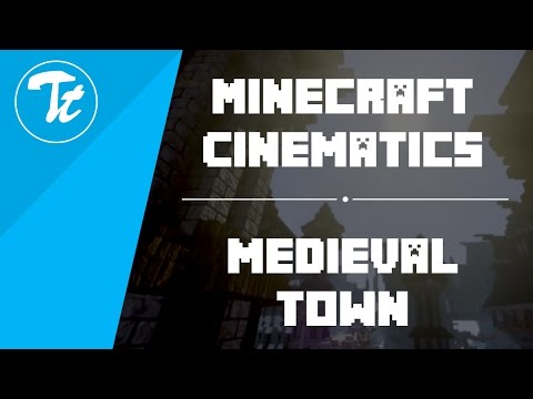 Minecraft: Cinematics - Medieval Town | Super Shaders V4.1 | Chroma Hills 128x [Full HD 60fps]