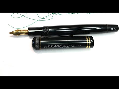Restoring a vintage Montblanc 22 1/2 push-knob fountain pen