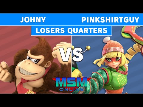 MSM Online 53 - Johny (Donkey Kong) Vs. PinkShirtGuy (MinMin) - Losers Quarters