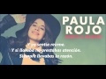Paula Rojo / Miedo a querer (Letra) 