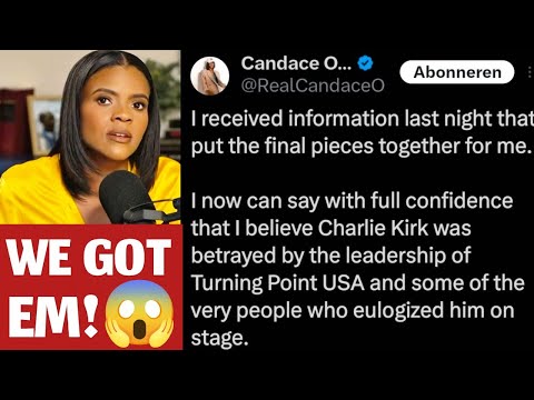 Candace Owens Just Received Damning Information About Charlie Kirk's Band Of Degenerates