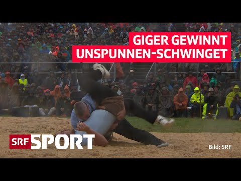 Giger gewinnt Schlussgang und wird Unspunnen-Sieger