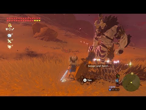 We give a Silver Lynel his Weapons Back - Zelda Breath of the Wild