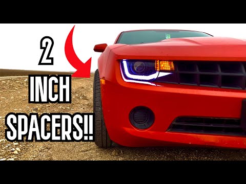 I got 2 inch wheel spacers for my Camaro!