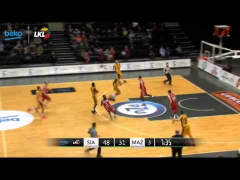 BEKO-LKL rungtynės: Šiaulių „Šiauliai“ - Mažeikių „Mažeikiai" [2015-01-22]