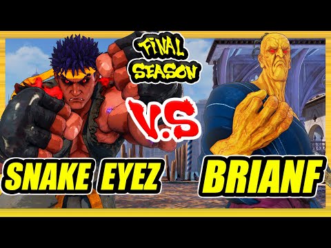 SFV CE 🔥 Snake Eyez (Kage) vs BrianF (Oro) 🔥 Ranked Set 🔥 Street Fighter 5