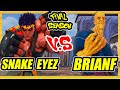 SFV CE 🔥 Snake Eyez (Kage) vs BrianF (Oro) 🔥 Ranked Set 🔥 Street Fighter 5
