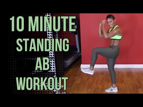 Standing Abs Exercises - 10 Minute Standing Abs Workout to Lose Belly Fat