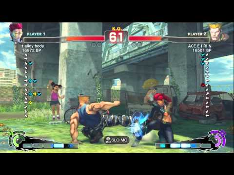 ACE・EIRIN [Guile] vs t alloy body [Viper] SSF4 Japanese Online Ranked Matches - TRUE-HD