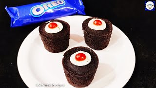 Oreo Chocolate Cupcake 2 ingredients only  How to 
