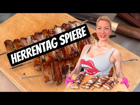 Vatertag | Bier-Bratwurst Spieße