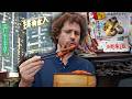 Trying Street Food In HONG KONG Snake With Chopsticks