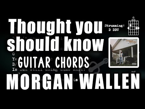 Thought You Should Know - Morgan Wallen