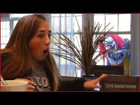 Scary Killer Clown Smashes Window and Breaks into Our House!