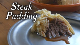 A Savory "1788" Steak Pudding