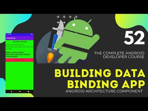 Data Binding App Android Architecture Components 52