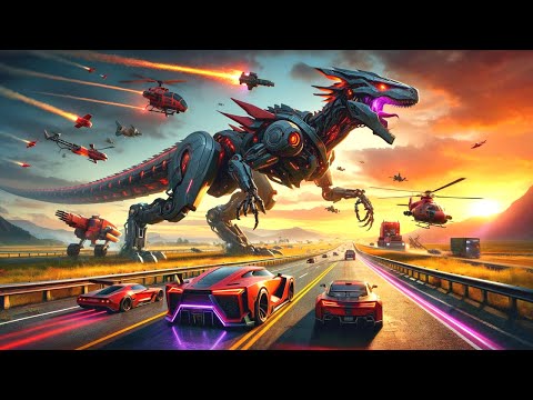 Dino Robot Car Transform - The Robots | RKM Gaming | Dinosaur Robot | Transformer | #3