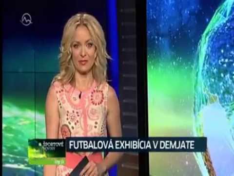 Futbalová exhibícia  v Demjate 2014 - TV Markíza