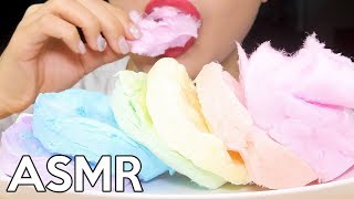 ASMR COTTON CANDY 솜사탕 먹방☁️*Fluffy *Soft Sounds