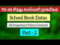 9th History Sindhu Samaveli Nagarigam Indus Valley Civilization School Book Part 2 History
