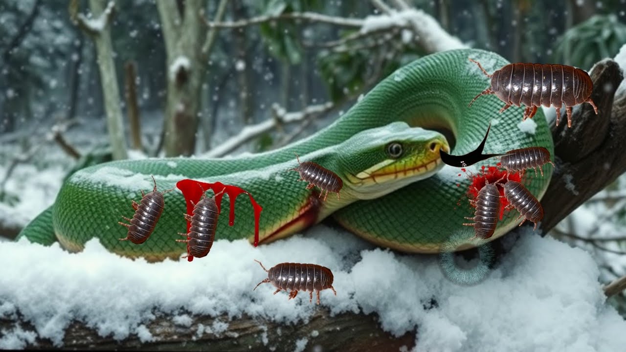 This huge python was rescued from the jaws of death – seeing it will send chills down your spine!