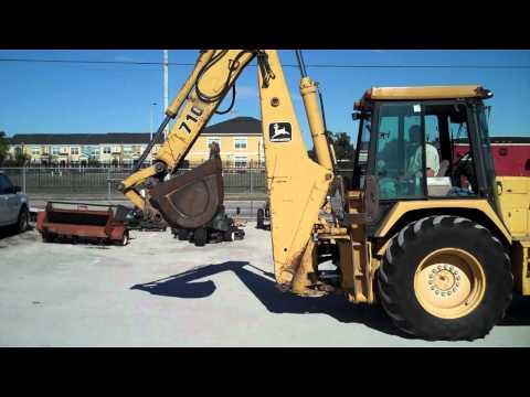 1996 John Deere 710D Backhoe & Loader