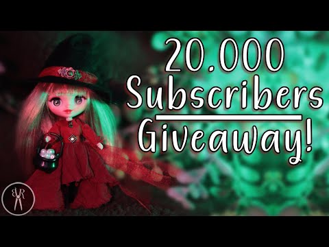 20,000 Subscriber Giveaway! A Special Halloween Custom Petite Blythe Doll