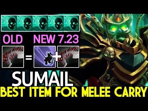 SUMAIL [Wraith King] New Best Item for Melee Carry Imba Meta 7.23 Dota 2