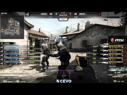 Conquest vs EnemyGG Game 2 (CEVO-P CS:GO Season 8) - Vansilli & Dust
