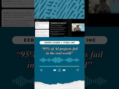 Most AI tools do not work in production. Here is the real opportunity | Webinar — EZOps Cloud